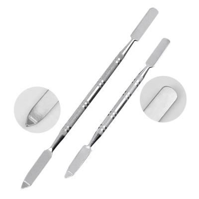 China Beauty Care Makeup Tools Stainless Steel Professional Cosmetic Makeup Palette Spatula Blending Tool for sale