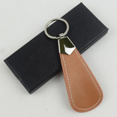 China High Quality Colorful Leather Wearable Shoe Portable Small Shoe Horn for sale