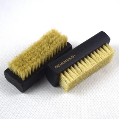 China 10.2cm Cheap Home Shoe Mini Brush With Logo Black Brush for sale