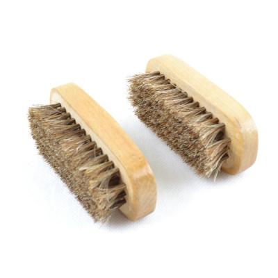 China Shoe Cleaning Wholesale Horse Hair Hair Shoe Sweep PU Shoe Brush Cleaner for sale