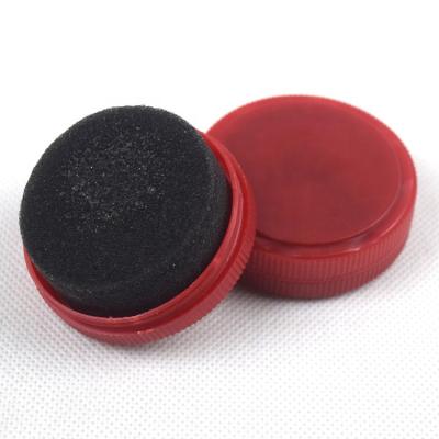 China Dust Cleaning Shoe Polish Hot Selling Red Plastic Round Sponge for sale