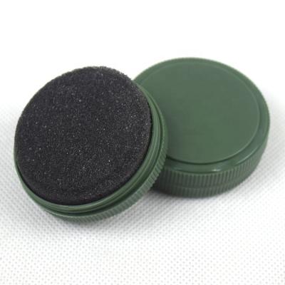 China Dust Cleaning Shoe Polish Hot Selling Round Green Sponge for sale