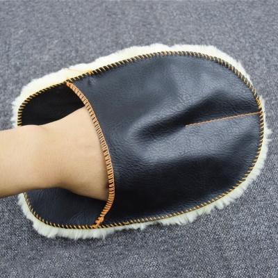 China Wholesale Durable Goods Black PU Leather Shoe Cleaning Brush for sale