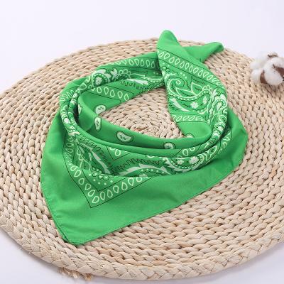 China Street Style 22*22in 100% Cotton Bandanna Headband Turban Outdoor Recycling Square Bandanas for sale