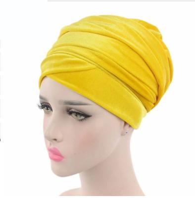 China New Fashion Checked Muslim Hats Women Prayer Hijab Hats For Lady Isalamic Arabic Headwrap Muslim Hats for sale