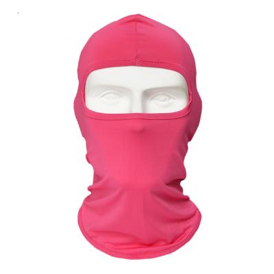 China COMMON Hole Cycling One Mask Balaclava Breathable Solid Headgear Sports Cycling Hunting Polyester Ski Mask Sunscreen for sale