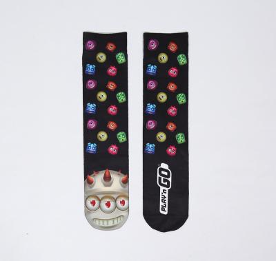 China OEM Breathable Wholesale High Quality Logo Sport Seamless Sublimated Custom Printed Socks for sale