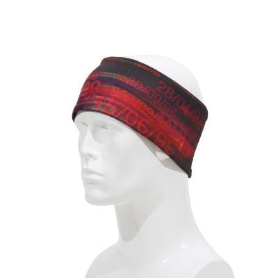 China Multifunctional Custom Full Color Winter Warm Skating Headband With Fleece Low MOQ for sale