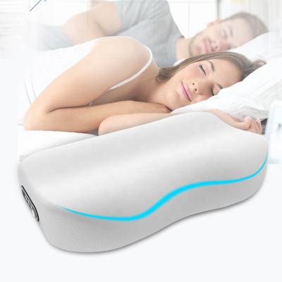 China Sleep Head Wholesale Hot Stopping Low Noise Electric Neck Massage Snoring Pillow for sale