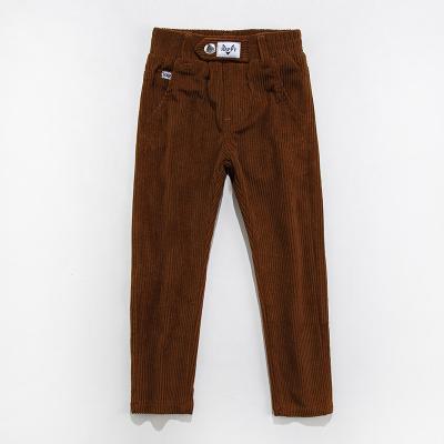 China Color Fade Proof 2022 OEM/ODM Kids Girls 12Y Kids Woven Mid Waist Corduroy Trousers Winter Pants Kids Trousers for sale