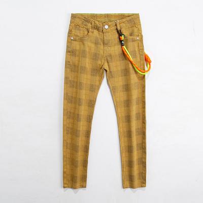 China 2022 Anti-wrinkle OEM men's casual pants cotton and spandex fabric pants accessories wholesale printing men's pants for sale