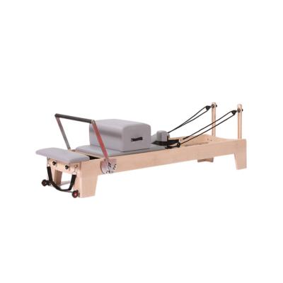 China Bodybuidling Yoga Maple Oak Wood Pilates Machine Reformer Pilates Equipment for sale