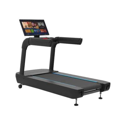 China Commercial Hot Selling Gym Fitness Handheld Treadmill Slim Exercise Electric Walking Running Machine With Heart Rate Test for sale