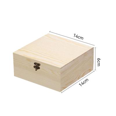 China Factory Customized Wooden Gift Box Display Gift Package Pine Wood Wooden Display Box for sale