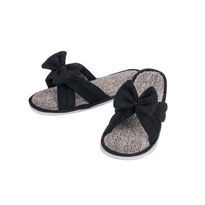 China Wholesale Custom Hotel Eco-Friendly Slipper Bathroom Spa Sisal Indoor Slipper Anti-odor for sale