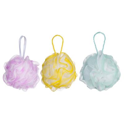 China All Natural Loofah Body Scrubber Exfoliating Bath Blast Sponge Mesh Ball Natural Ramie Shower Pouf for sale