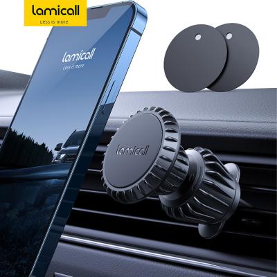 China Lamicall CV07 Magnetic Clip PORTABLE Mount Air Vent Car Mount Cell Phone Holder Magnetic Car Holder For Car for sale