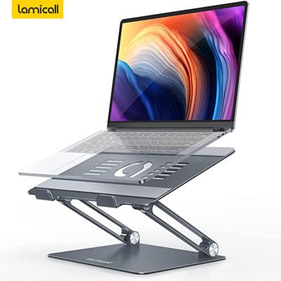 China Ergonomic Lamicall LN09 Laptop Notebook Stand Holder Ergonomic Adjustable Sturdy Adjustable Laptop Riser Stand for sale