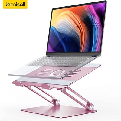 China Lamicall LN09 Laptop Height Adjustable Notebook Stand (Height) Adjustable Aluminum Laptop Stand Holder For Desk for sale