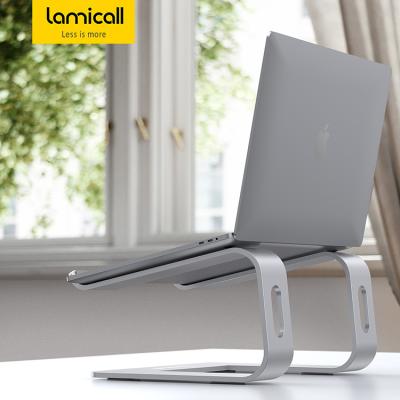 China Lamicall LN08 Gaming Laptop Computer Desk Stand Ergonomic Convertible Laptop Stand Holder Standing Mount for sale