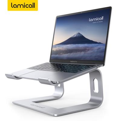 China Ergonomic Lamicall LN08 Laptop Stand Notebook Aluminum Riser Ergonomic Laptop Stand for Office for sale