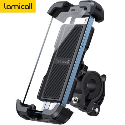 China Best Motorcycle Adjustable Sturdy Lamicall BP03 Mount Cycle Handlebar Mobile Phone Holder For Bike for sale