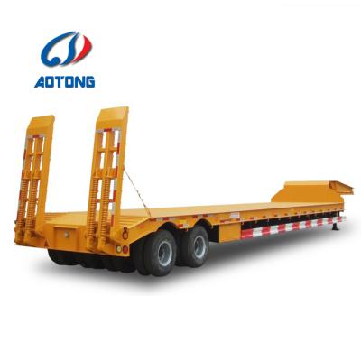 China Trailer 2 4, 3 6, 4 8.5 10 lines heavy duty lowbed modular car truck semi trailer for sale for sale