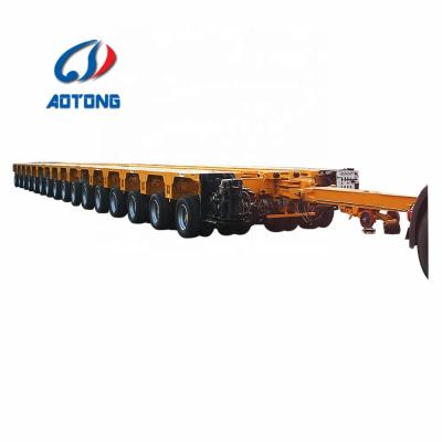 China Cheap goldhofe 6 axle hydraulic multi axle truck trailer modular trailer body for sale