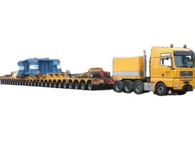 China Hydraulic modular truck trailer Multi-axle trailer/low bed truck trailers for sale, remote control truck for sale