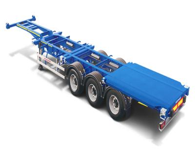 China Truck Trailer Tractor Truck Used Container Trailer Chassis Sale for sale