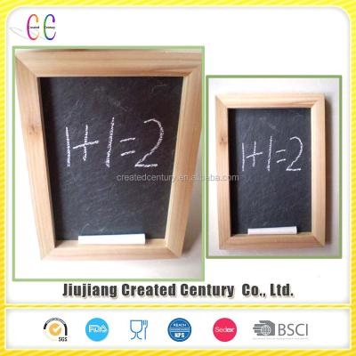 China Cheap Natural Europe Slate Chalk Writing Board With Chalk for sale