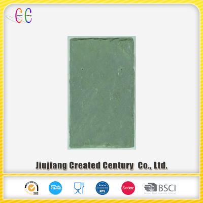 China Roof Slate Eco - Friendly Natural Green With Nail Holes for sale