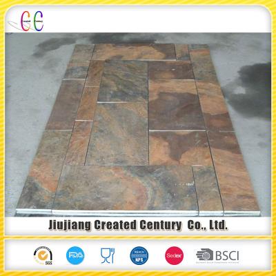 China Rusty Round Slate Flooring Slate Tile Slab Tile Mosaic Tile for sale