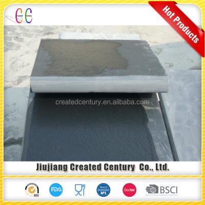 China eco-friendly natural black slate bullnose slate stair step for stair and window for sale