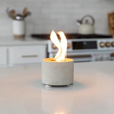 China Factory stocked directly supply concrete smokeless indoor fireplace fire bowl fire pit with factory price for sale