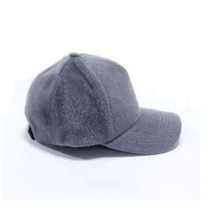 China Multi-Panel Hat Gray UV Protection Sun Visor Customize Snapback Hat Fashion Baseball Hats Wholesale for sale