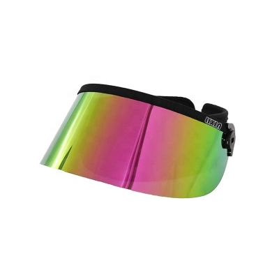 China New Design Character UV Protection Neoprene Plastic Visor Cap Caps With Different Color Rotatable Lens. for sale