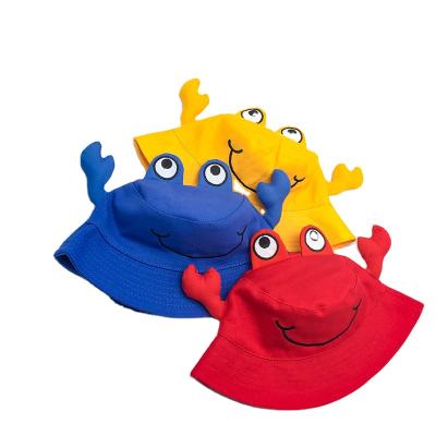 China Various Character Color Dinosaur Cartoon Pattern Crochet Hat Kids Unisex Cosplay Summer Bucket Hat Factory for sale