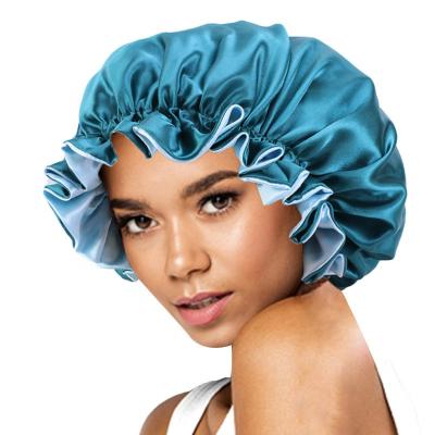 China New High Quality Women Turban Headwraps Reversible Satin Inside Sleep Headwrap For Adults for sale