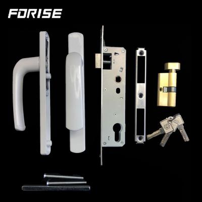 China Modern Unique UPVC Door Handle Lock Set Aluminum Casement 8530 Door Lock Cylinder Set for sale