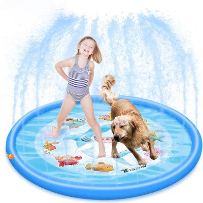 China Top Selling Fun Game Inflatable Yard Summer Splash Pad Sprinkler Play Mat for Kids for sale