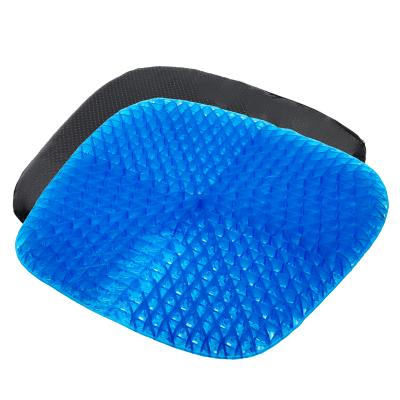 China Durable Double Layer Anti-Static Gel Car Office Seat Protector Soft Gel Cushion For Health for sale