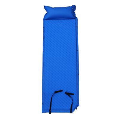 China Comfortable Portable Waterproof Camping Mat Sleeping Self Inflating Air Matreses With Pillow for sale