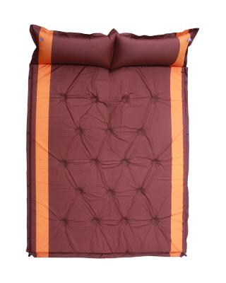 China Lightweight High Quality Out Door Camping Hiking Double Wide Sleep Pad With Pillow for sale