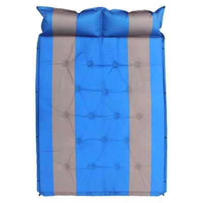 China Lightweight Wholesale Waterproof Self Inflating Double Air Sleep Pad For Camping for sale