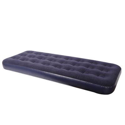 China PVC Silk 185*79*23cm Single Bed Foldable Flocking Inflatable Mattress 30 for sale