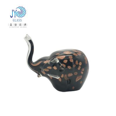 China China handmade sea blown murano ocean elephant bird owl chicken handwork ornaments glass animal crafts for sale