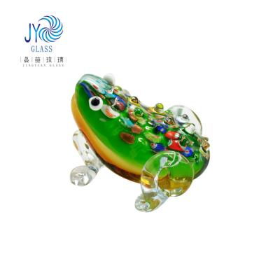 China Wholesale Murano Glass Animals Bird Fish Turtle Handmade China Art Blown Glass Ocean Animal Ornaments Animal Glass Decoration for sale