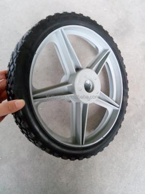 China Mechanical Material 12x1.75 PVC Wheel, 12 Inch Plastic Wheel for sale