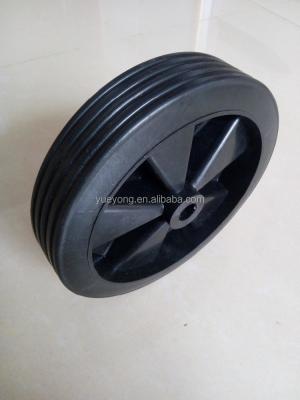 China Mechanical Material 6 Inch PVC Plastic Wheel 8inch 10inch 12inch 14inch Wheel for sale